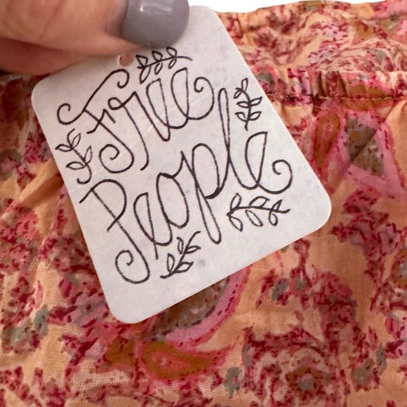 FREE PEOPLE Tangier Babydoll Tiered Sundress Maxi Dress, Size L NWT - Picture 6 of 12